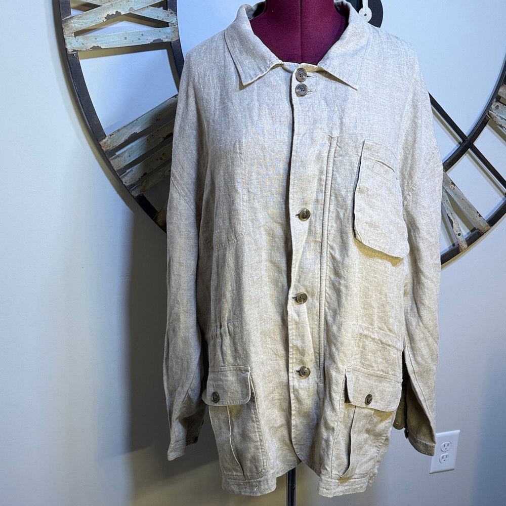 JJ. Farmer Linen Beige Jacket